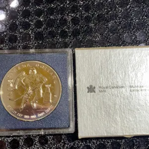 1993 Canada Silver Dollar Stanley Cup Centennial 500 Silver 23.4g in Mint Box