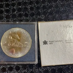 1986 Vancouver Commemorative Silver Dollar, Royal Canadian Mint, 23.4g, .500 Silver