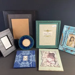 8 Photo Frames Mixed Sizes & Finishes Purva, BP Designer Selects, Pinnacle
