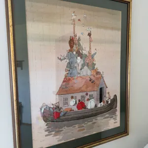W. Heath Noah's Ark Framed Print