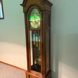 Howard Miller Grandfather Clock With Moon Dial
