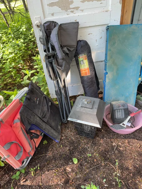 Outdoor Gear Set with Chairs, Table, Heater