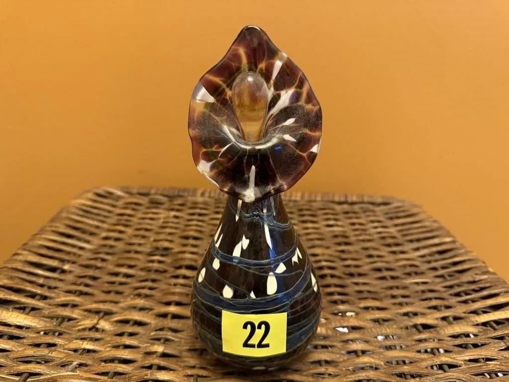 Blown glass vase