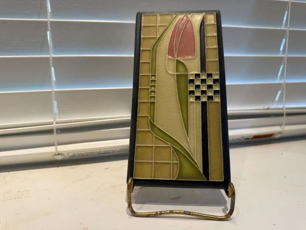 Motawi Tileworks tulip art tile