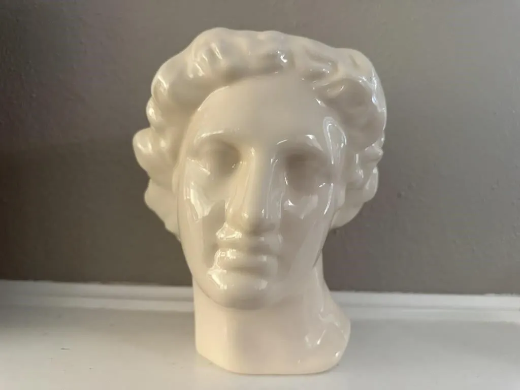 Head bust vase