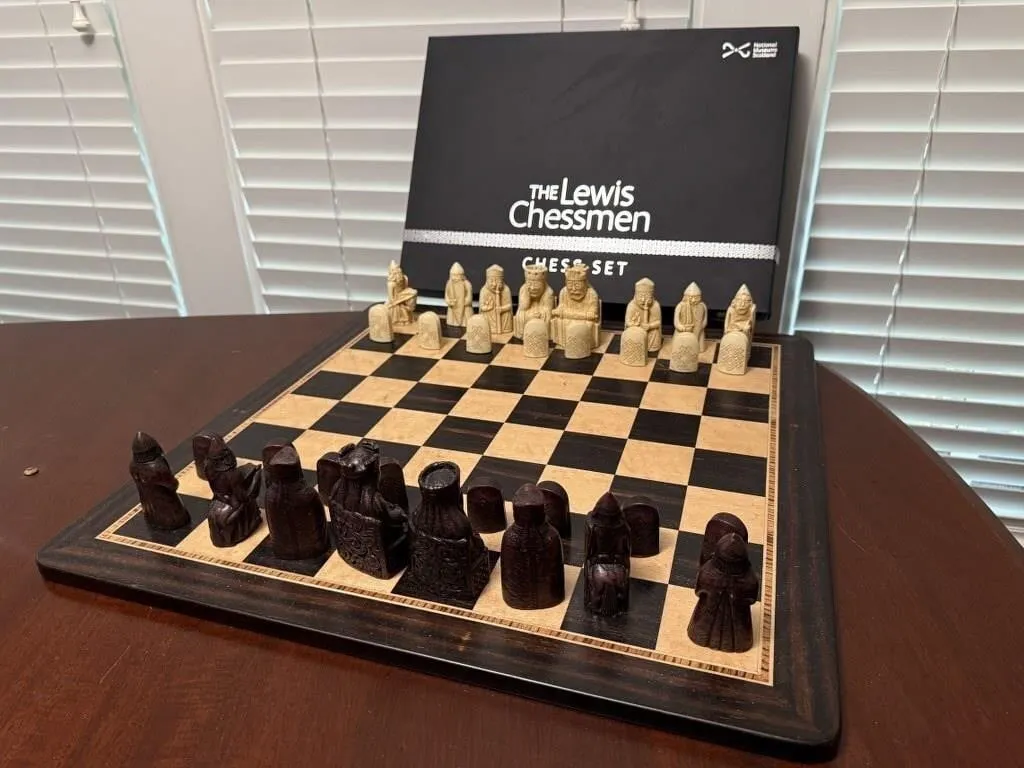 Lewis Chessmen Scottish chess set