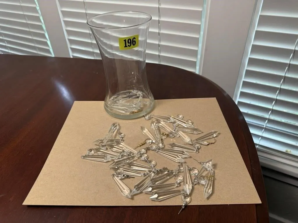 Vase of crystals