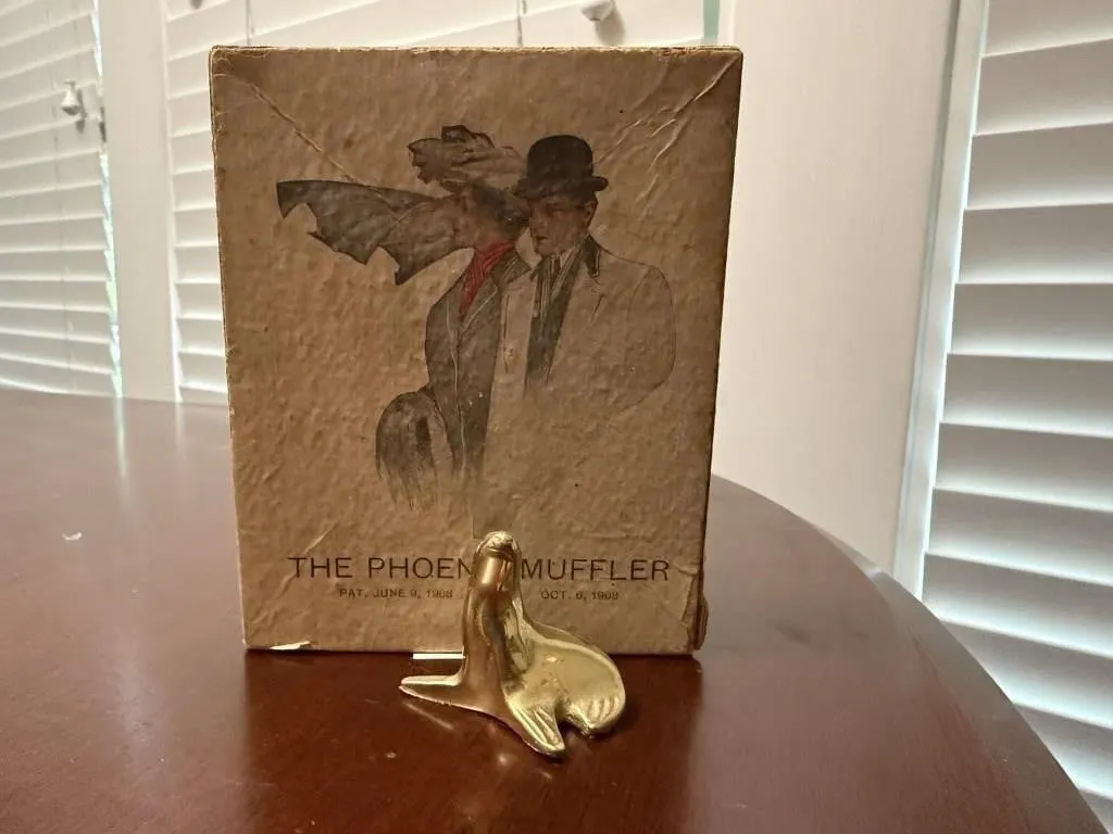 1908 Phoenix Muffler box, brass seal