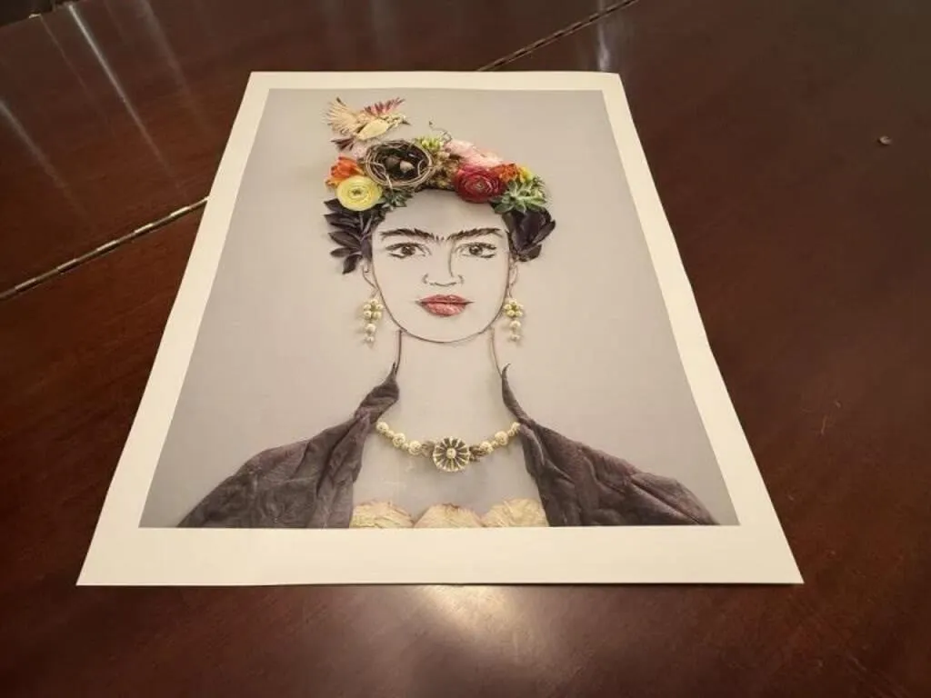 Nesting Frida art print