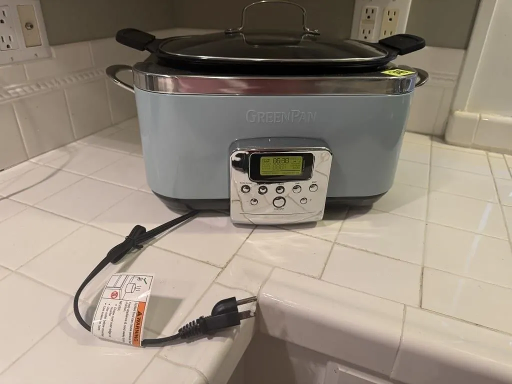 Green Pan 6 quart slow cooker