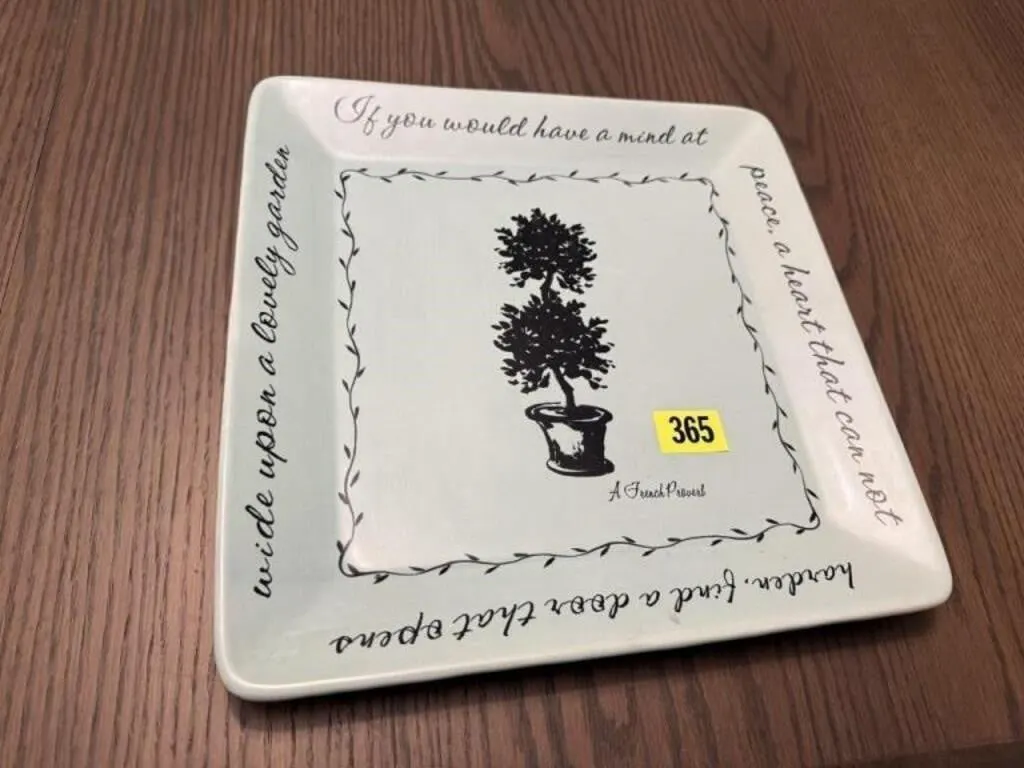 Garden platter