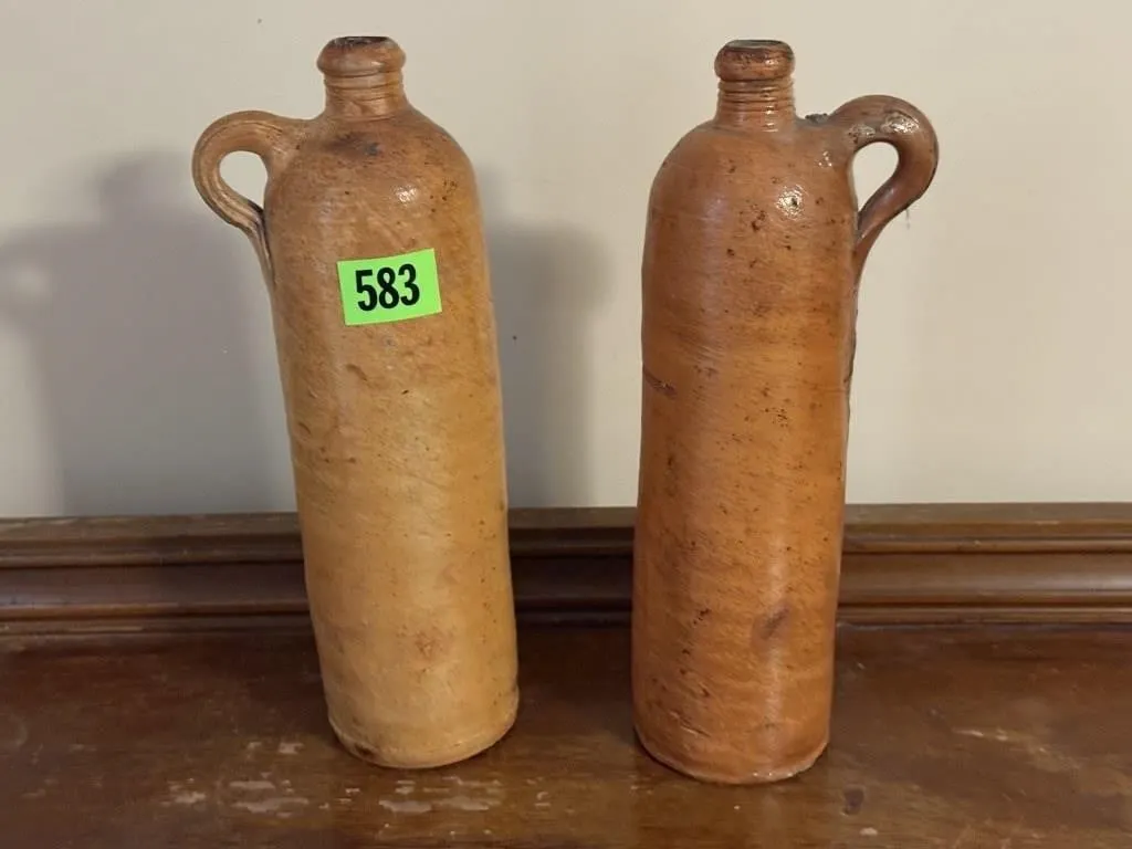 Skinny stoneware jugs (2)