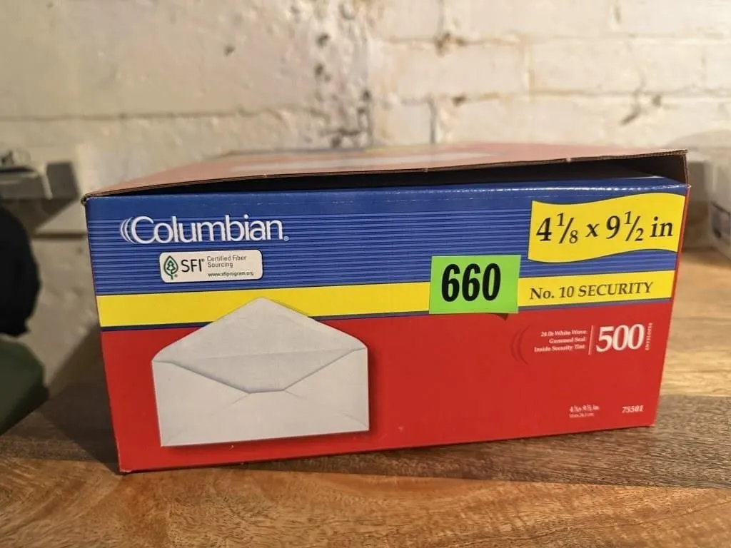 Case of envelopes