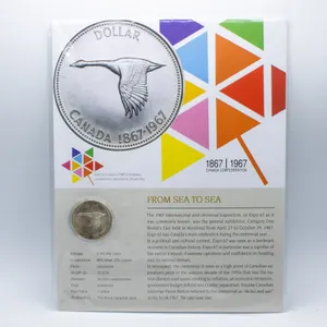 #5271-1867-1967 ONE DOLLAR SILVER COIN