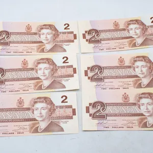 #5278-6 X 1986 UNCIRCULATED, SEQUENTIAL $2 NOTES