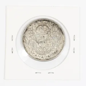 #37 WW2 1944 Canada Fifty Cents Silver Coin