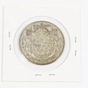 #39 1951 Canada Fifty Cents Silver Coin