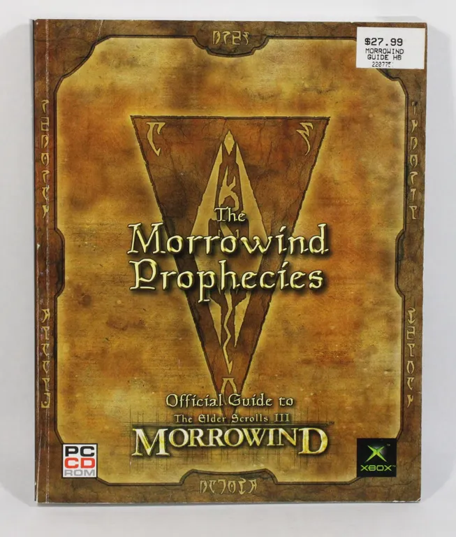 #121V Elder Scrolls III Morrowind Prophecies Guide