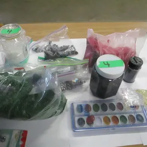 TOTE C/W ASSORTED CRAFT SUPPLIES