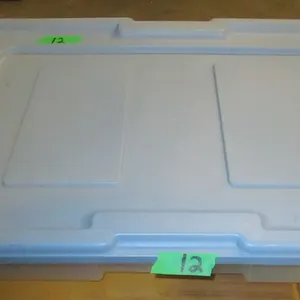 UNCLAIMED STORAGE:  UNDER BED STORAGE TOTE & LID