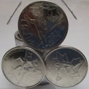 2022 MEN'S HOCKEY & 2010 VANCOUVER OLYMPIC CH/BU COIN SET