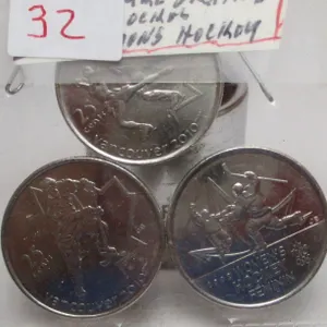 FIGURE SKATING & WOMEN'S HOCKEY UNCIRCULATED QUARTER SET