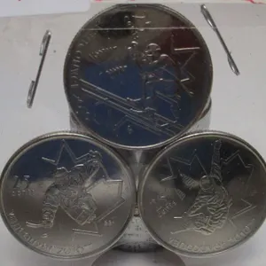 2009 VANCOUVER WOMAN'S ICE HOCKEY CH UNCIRCULATED QUARTERS