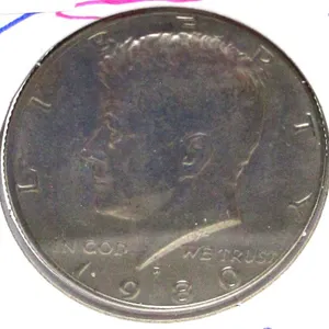 1980 KENNEDY USA HALF DOLLAR