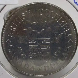 1871 - 1971 UNCIRCULATED BRITISH COLUMBIA DOLLAR