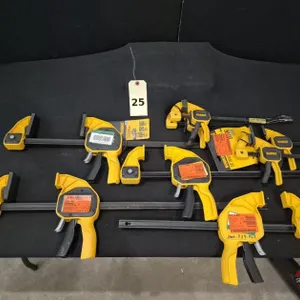 (8) DeWalt Trigger Bar Clamps 24 & 12 in.
