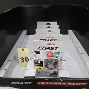 (5) NEW Coast FLX65R Rechargeable LED Headlamps
