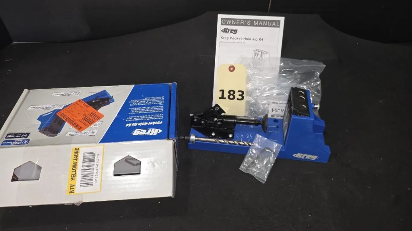 NEW Kreg K4 Pocket-Hole Jig K4B � Complete Set