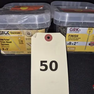 (2) NEW GRK #8 x 2 in. Trim Screws