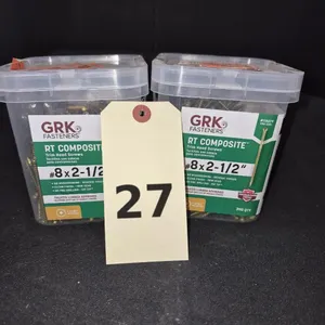 (2) NEW GRK #8 x 2-1/2 in. Trim Screws
