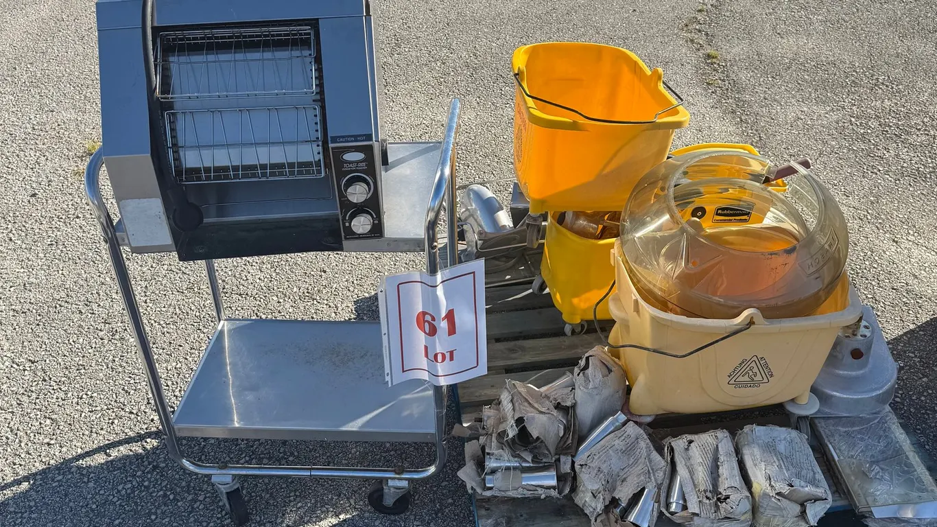 Toaster and Mop Buckets