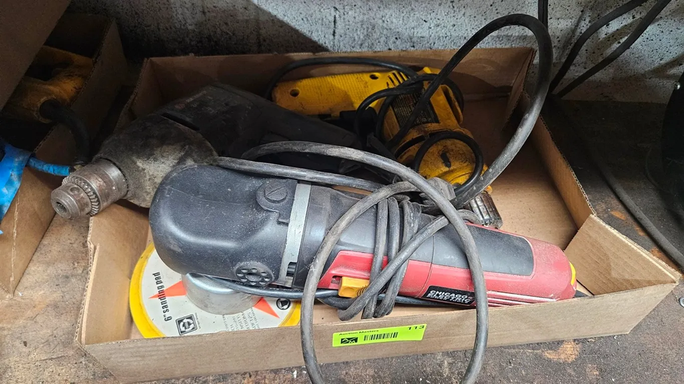2 Drills, Grinder
