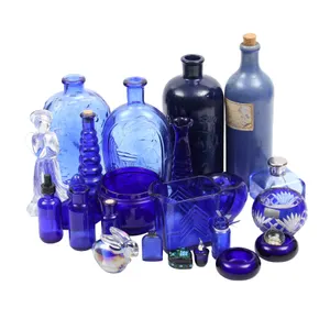 Vintage Blue Glass Collection