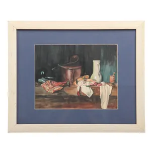 Watercolor Still Life After Jean-Baptiste Simeon Chardin