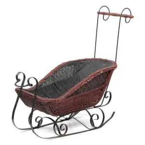 Vintage Wicker Sleigh