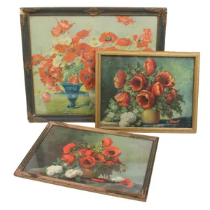 Vintage Poppy Chromolithogrpahs