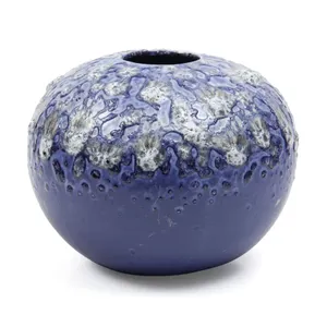 Lava Glaze Mid Century Modern Vase