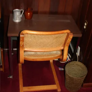 Desk & Cane Chair