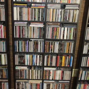 Music CDs & Storage Shelf