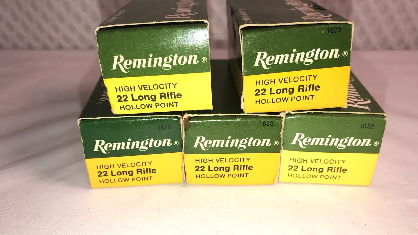 5 Full Boxes 22 LR Hollow Point