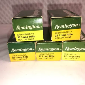 5 Full Boxes 22 LR Hollow Point