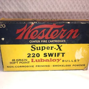 Western Super-X 220 Swift, Full Box