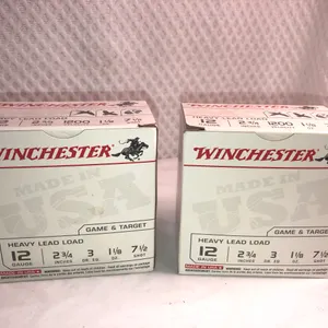 Winchester 12 Gauge, One Full Box one Partial with 13 Rounds
