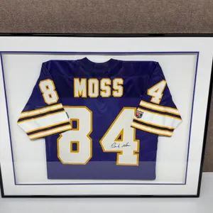 Randy Moss Signed Vikings Jersey Framed