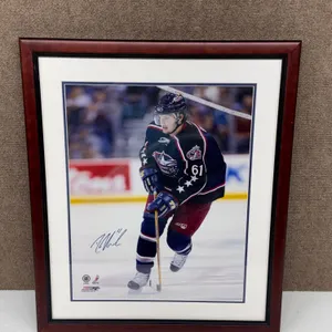 Rick Nash Signed Columbus Blue Jackets Photo