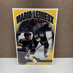 Mario Lemieux Signed 2001 Starline NHL Poster